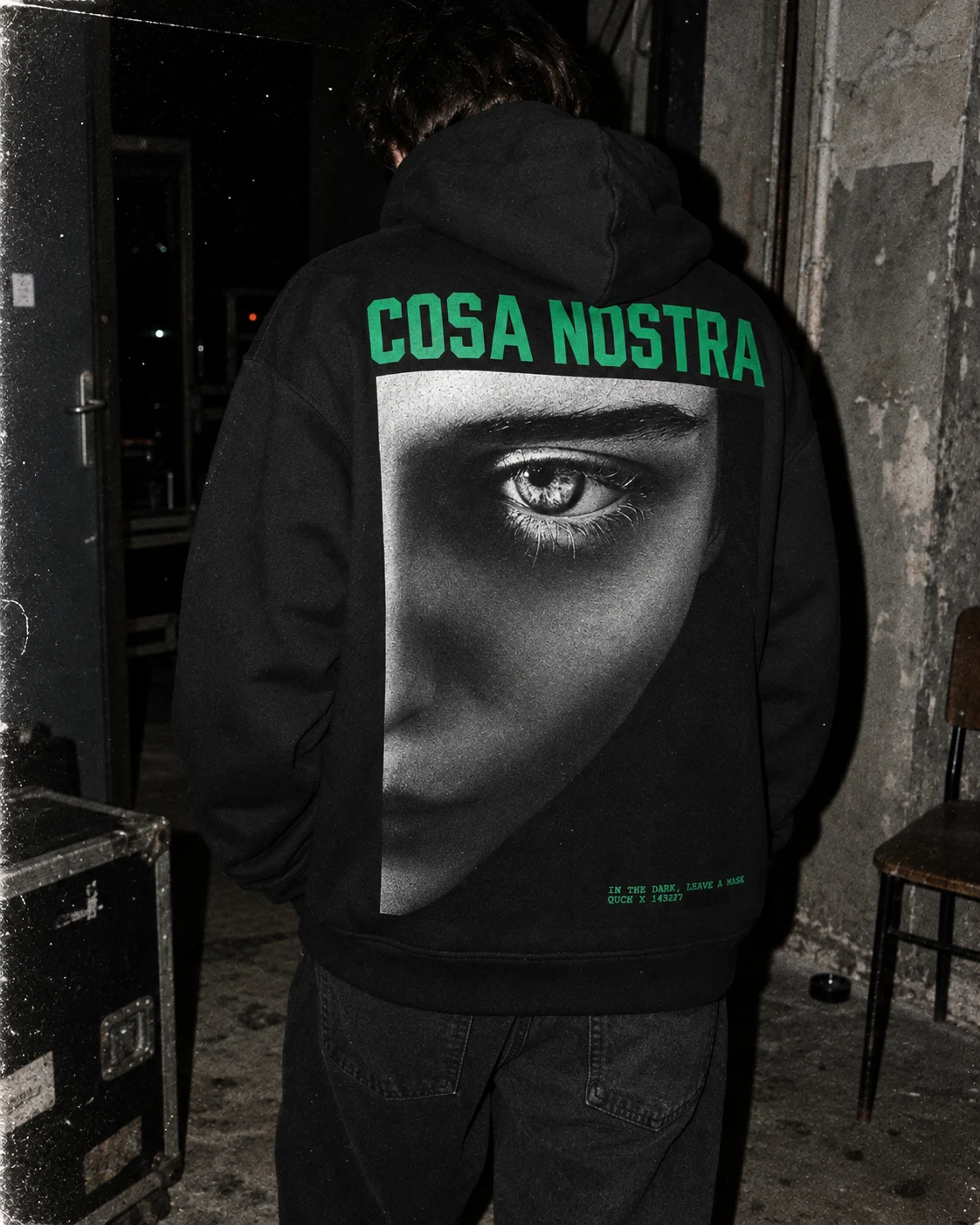 Худи COSA NOSTRA со спины